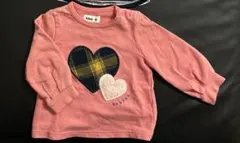 長袖　80cm Bobsonピンク　キムラタン