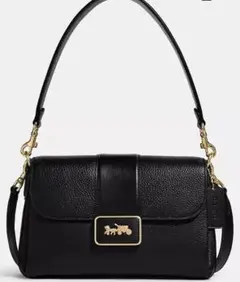 美品　コーチ　グレースハンドバッグ　ショダバッグ 黒 2025年最新】グレース ショルダー バッグ コーチの人気アイテム - メルカリ