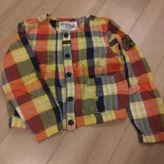 JUNK　STORE　 チェック柄長袖上着　サイズ140
