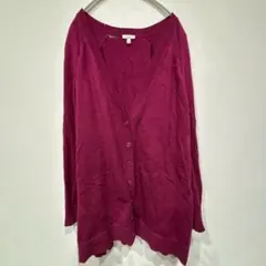 タルボット TALBOTS カーディガン 2X 大きいサイズ ピンクのサムネイル