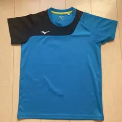 Mizuno 半袖Tシャツ 青黒 ラグランスリーブ XS