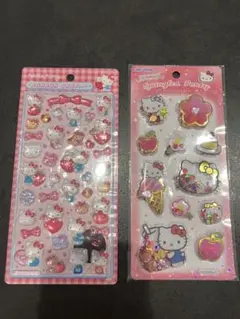 正規品未使用　キティ　ボンボンドロップシール　スパンコールパーティー
