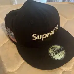Supreme 59FIFTY ブラックキャップ 7 1/8