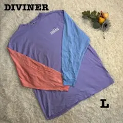 良品❗️DIVINER/メンズトレーナー・ロングTシャツ/サイズL