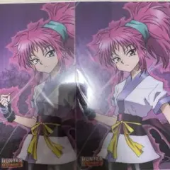 ハンターハンター　hunter×hunter マチ　クリアビジュアルシート2枚