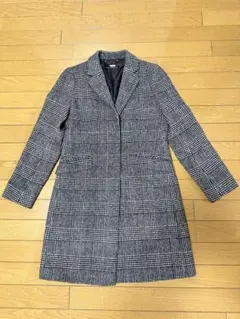 green label relaxingチェック柄 チェスターコートM 美品