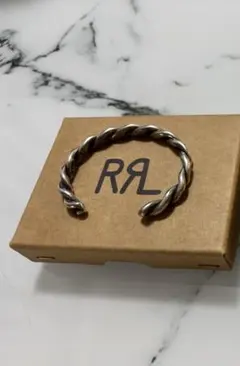 【最終価格】RRL Sterling Silver バングル　Lサイズ RRL - RRL Hammered Sterling Silver Cuffの通販 by ☆RRL