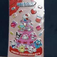 ハローキティ 50周年記念シール