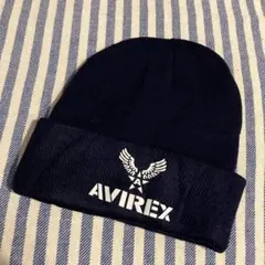 AVIREX ネイビー ニット帽