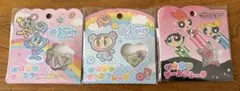 新品！Angel Blue & PowerPuffのおはじきシール３種セット