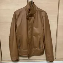 アーバンリサーチ　レザー　ジャケット　キャメル　M