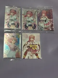 ホロライブ hololive ウエハース 箔押し さくらみこ 5点セット