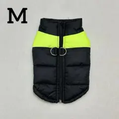 犬服 秋冬 背中開き 犬の服 着脱簡単 コート 防寒 ダウンベスト Dカン付 Mのサムネイル