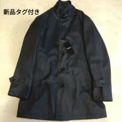 新品タグ付き スタンドカラ―コ―ト ライナー付き ネイビー サイズM 2way