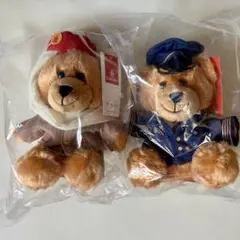 【新品未開封】エミレーツ航空 パイロット キャビンクルー テディベア 2点セット