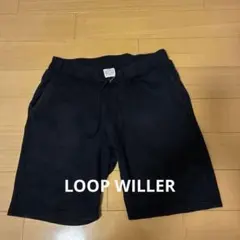 【LOOPWHEELER】ループウィラー ショートパンツ ネイビー Sのサムネイル