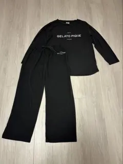GELATO PIQUE 長袖ルームウェア　チャコールグレー