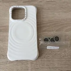 【iPhone14pro用】CASETiFY ウェーブ シリコンケース おまけ付