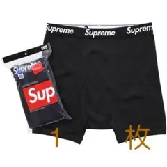 Supreme ボクサーパンツ S 1枚 黒