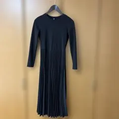 ユニクロ コンビネーションワンピース ブラックMサイズ