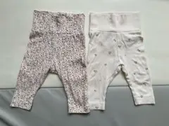 H&M オーガニックコットン パンツ 2枚セット