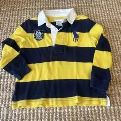 A113 POLO RALPH LAUREN ラガーシャツイエロー 90 24M