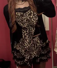 平成ギャル ヒョウ柄 セットアップ