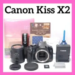初心者様におすすめ✨CanonKiss X2✨シングルレンズ✨簡単操作のサムネイル