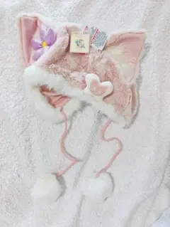 リーナベル　ファンキャップ　ボンボン付き　上海ディズニー限定