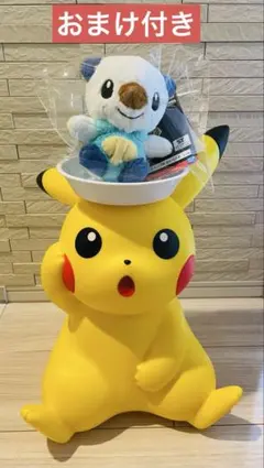 ポケモンくじ　ラストワン賞　ミニトレーつきピカチュウソフビフィギュア➕おまけ付き