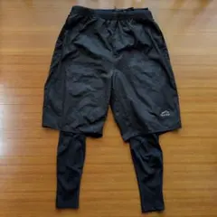 Find-Out ランニングパンツ＆レギンスセット　 Lサイズ ブラックのサムネイル