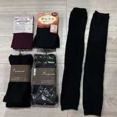 タイツ とレッグウォーマー 5点セット まとめ売り