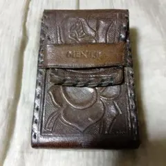 MEXICOエンボス加工 レザータバコケース