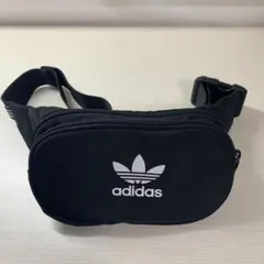 adidas 黒 ウエストポーチ ボディバッグ