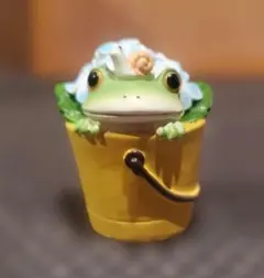 紫陽花バケツとカエルのサムネイル