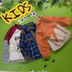 美品❗️男の子100〜110 秋冬トップス3点セット