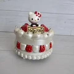 【激レア！】ハローキティ　オルゴール　陶器製　80年代　レトロ 激レア！】ハローキティ オルゴール 陶器製 80年代 レトロ