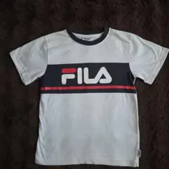 FILA Tシャツ 150サイズ ホワイト/ネイビー