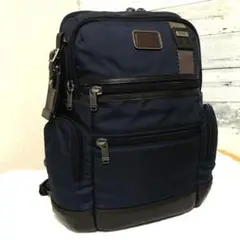 極美品✨TUMIリュック222681NVY2 マチ拡張 大容量 A4可 ネイビー