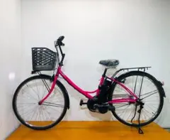 中古電動自転車 パナソニック ビビEX 26インチ ピンク 横浜 №8993