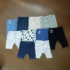ベビー服 ボトムス10本セットまとめ売り 80サイズ 西松屋 ユニクロ