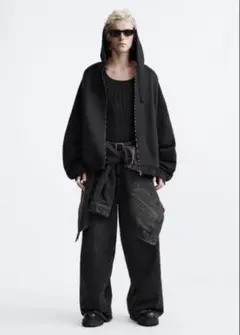 ZARA オーバーサイズ　フーディ　Limited Edition M