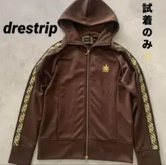 ドレストリップ　drestrip　レザー　パーカー Drestrip - ドレストリップ drestrip ジップアップパーカー 鹿革