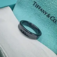 【TIFFANY&Co】8号 未使用級 ナロー リング チタン