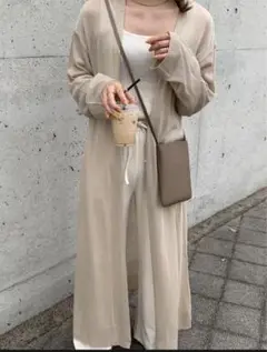 【美品】BLATE シアーロングカーディガン シアーカーディガン ロングカーデ