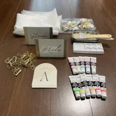 ウェディング　グッズセット、ウェルカムスペースキャンバスアート