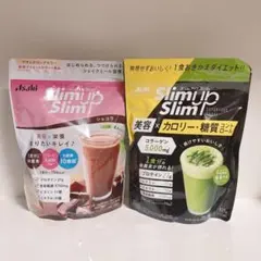 スリムアップスリム 酵素　シェイク 抹茶ラテ ショコラ　プロテイン　2点セット