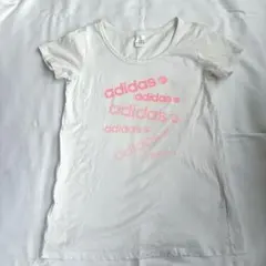 adidas NEO 半袖 Tシャツ ホワイト ピンクのサムネイル