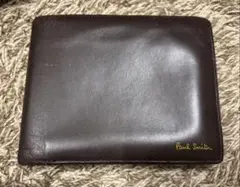 【今週末処分予定】 Paul Smith ダークブラウン 二つ折り財布