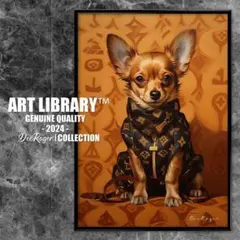 ドッグアート LV アートポスター TGHMH123